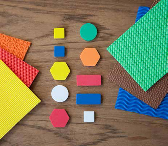 You can create your own shapes using cardstock or craft foam.